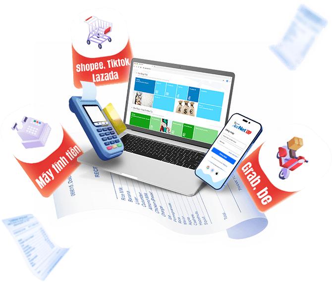 Phần mềm hóa đơn điện tử máy tính tiền