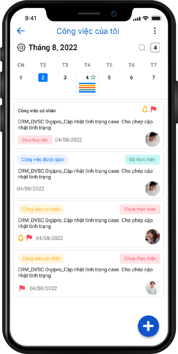 Quản lý quy trình công việc trên mobile